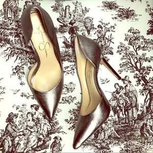 Jessica Simpson Phoena Pewter Shoe 7.5